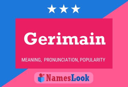 ملصق اسم Gerimain