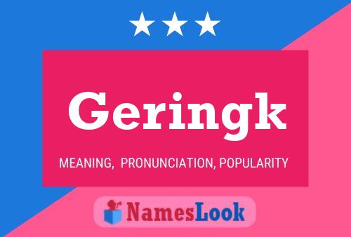 ملصق اسم Geringk