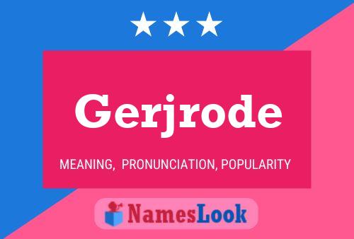 ملصق اسم Gerjrode