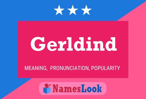 ملصق اسم Gerldind