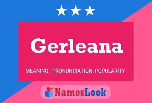 ملصق اسم Gerleana