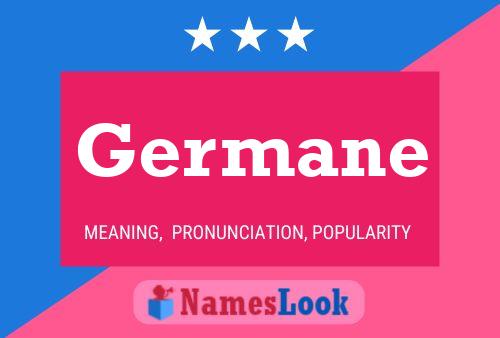 ملصق اسم Germane