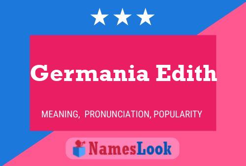 ملصق اسم Germania Edith