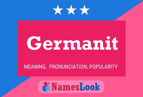 ملصق اسم Germanit