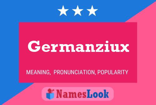 ملصق اسم Germanziux