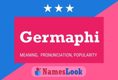 ملصق اسم Germaphi