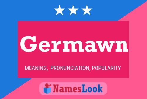 ملصق اسم Germawn