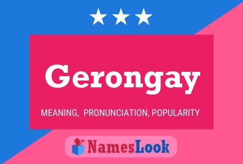 ملصق اسم Gerongay