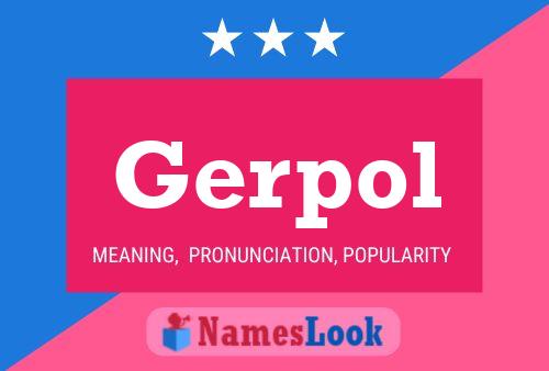 ملصق اسم Gerpol