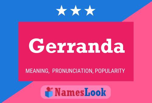 ملصق اسم Gerranda