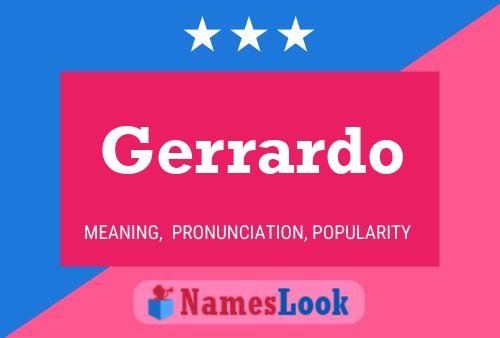 ملصق اسم Gerrardo