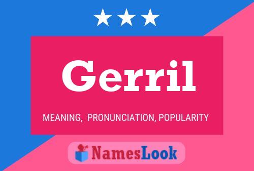 ملصق اسم Gerril