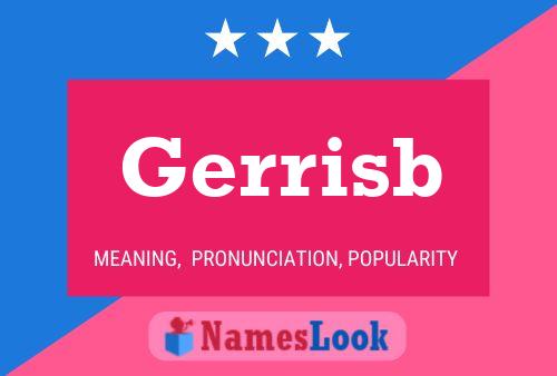 ملصق اسم Gerrisb