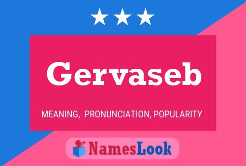 ملصق اسم Gervaseb