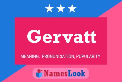 ملصق اسم Gervatt