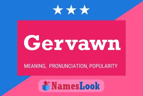 ملصق اسم Gervawn