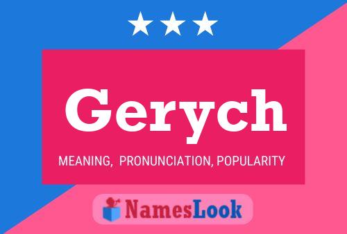 ملصق اسم Gerych