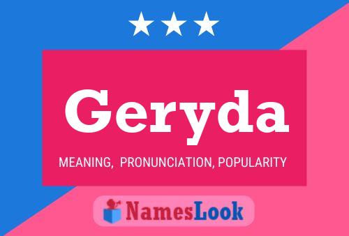 ملصق اسم Geryda