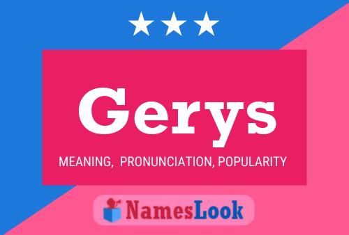 ملصق اسم Gerys