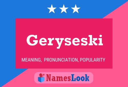 ملصق اسم Geryseski