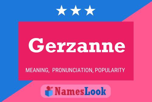 ملصق اسم Gerzanne