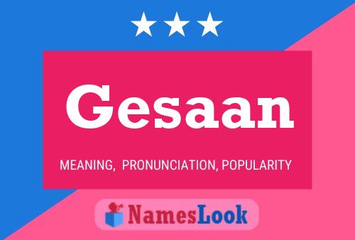 ملصق اسم Gesaan