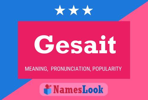 ملصق اسم Gesait