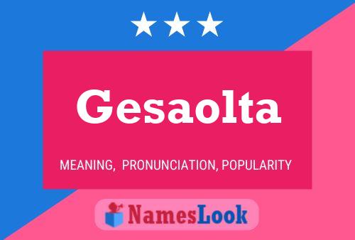 ملصق اسم Gesaolta