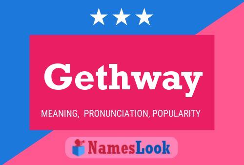 ملصق اسم Gethway