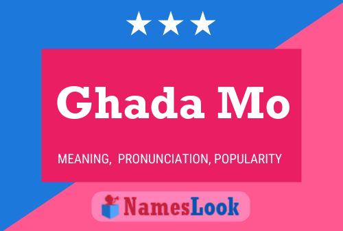 ملصق اسم Ghada Mo