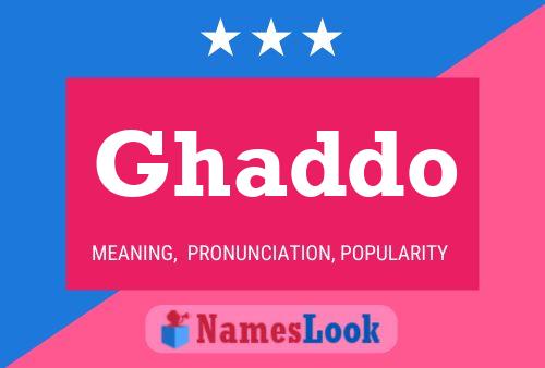 ملصق اسم Ghaddo