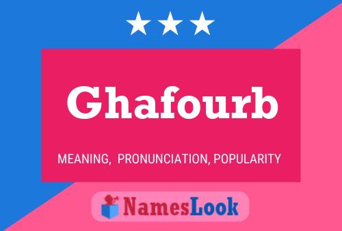 ملصق اسم Ghafourb