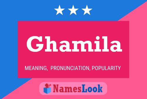 ملصق اسم Ghamila