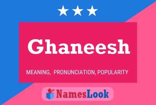 ملصق اسم Ghaneesh