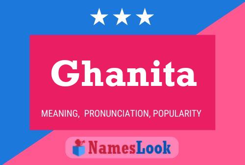 ملصق اسم Ghanita