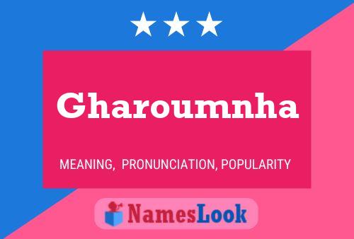 ملصق اسم Gharoumnha