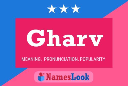 ملصق اسم Gharv