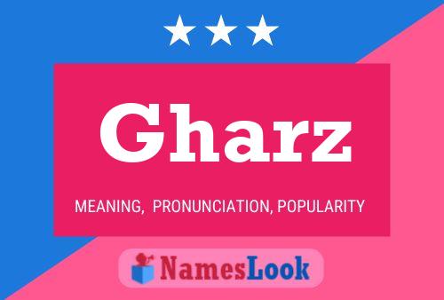 ملصق اسم Gharz