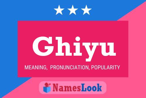 ملصق اسم Ghiyu