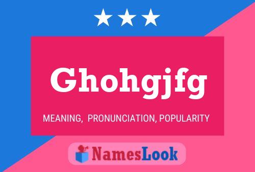 ملصق اسم Ghohgjfg