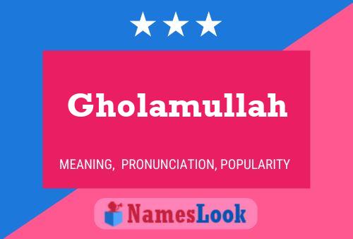 ملصق اسم Gholamullah