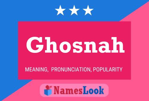 ملصق اسم Ghosnah