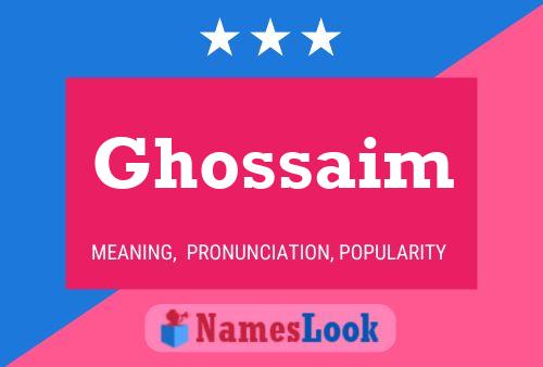 ملصق اسم Ghossaim