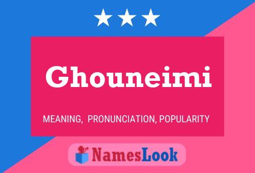 ملصق اسم Ghouneimi