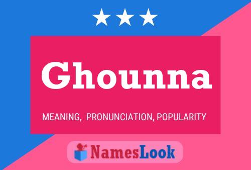 ملصق اسم Ghounna