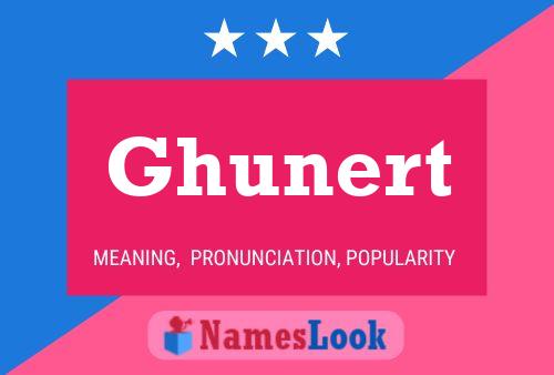 ملصق اسم Ghunert