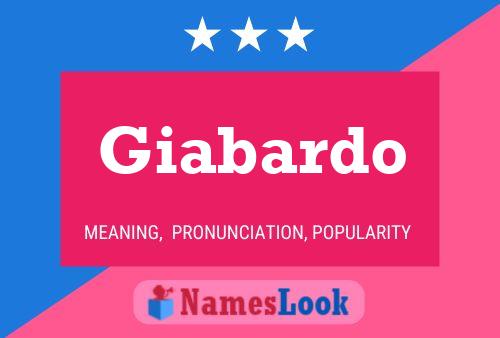 ملصق اسم Giabardo