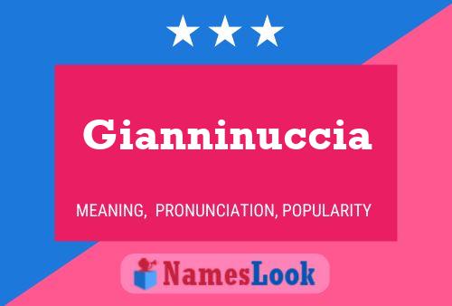 ملصق اسم Gianninuccia