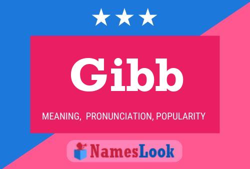 ملصق اسم Gibb