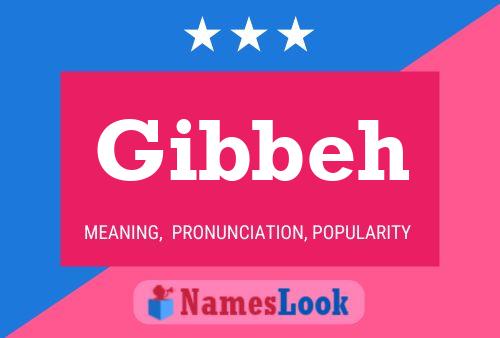 ملصق اسم Gibbeh